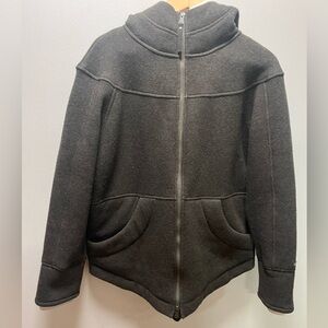 Prana Brown wool Sherpa-Lined Jacket nwt size m mikkha green